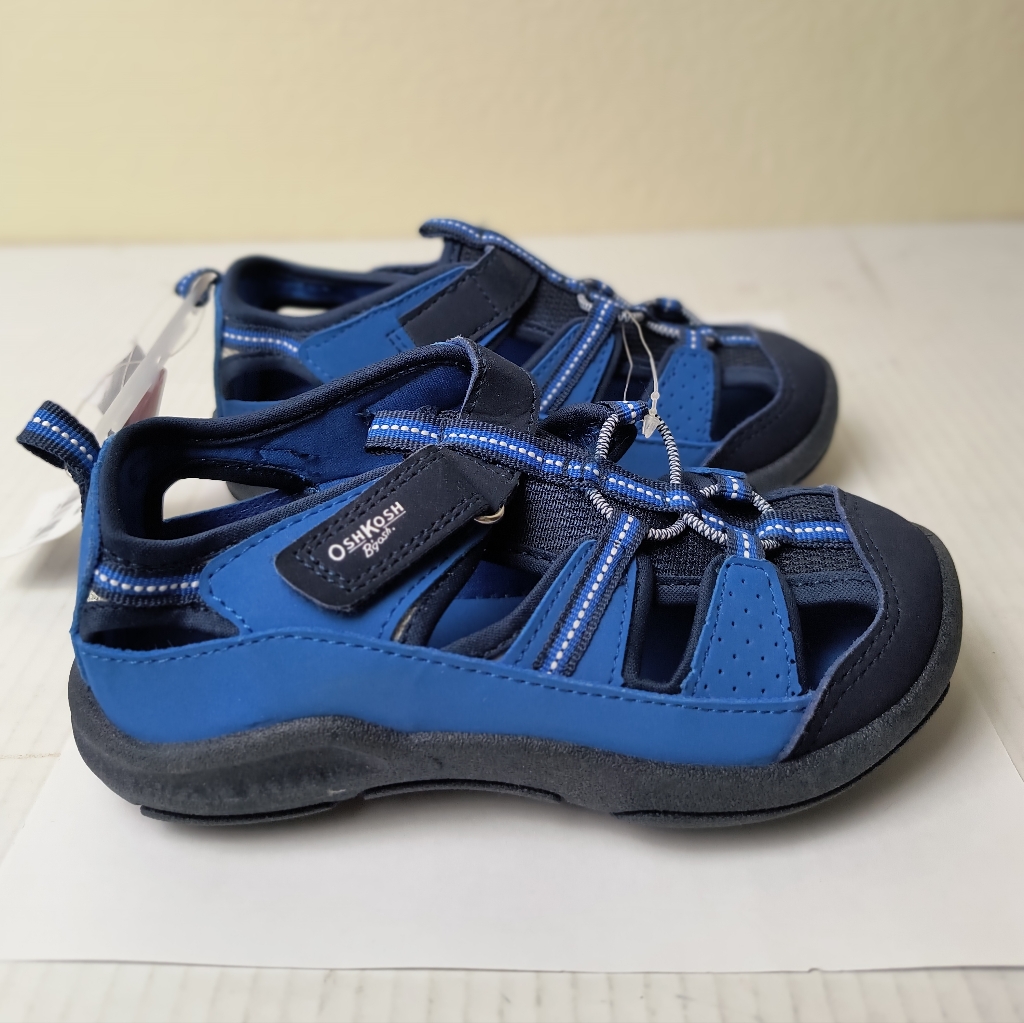 Oshkosh B'gosh Zinger Sport Closed Toe Water Shoes Sandals Toddler Boy 12 Navy